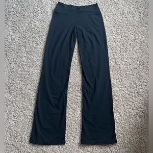 lululemon black crossover flare leggings!